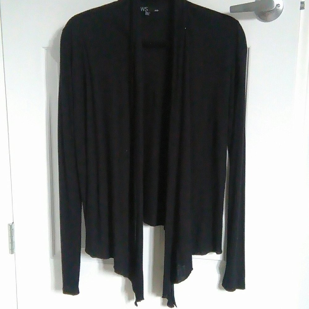 Black Drape Cardigan
